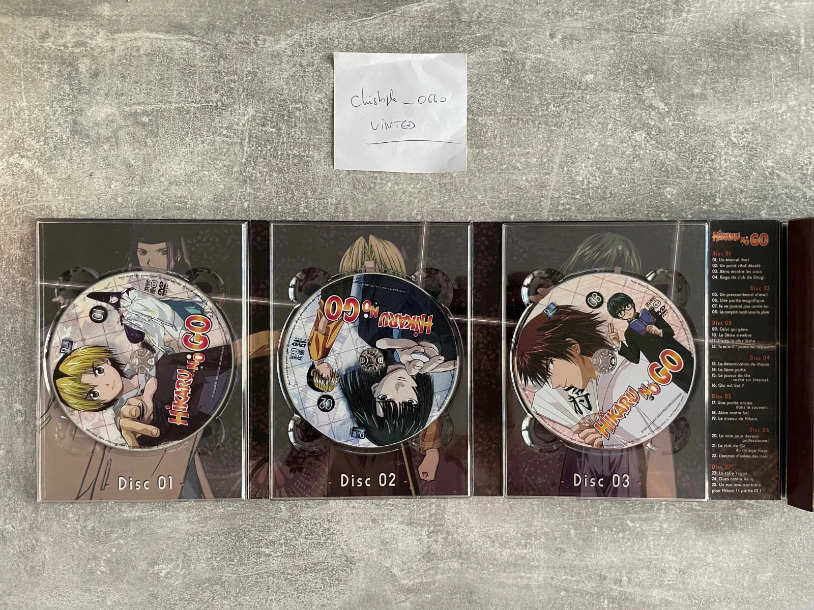 Collector's Edition Box Set 8 DVD Manga Hikaru No Go, in VOST + VF. – photo 9
